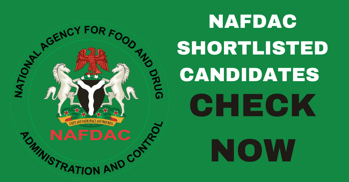 nafdac recruitment