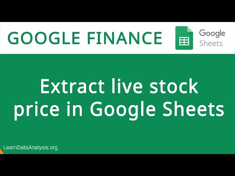 Google Finance Online Training