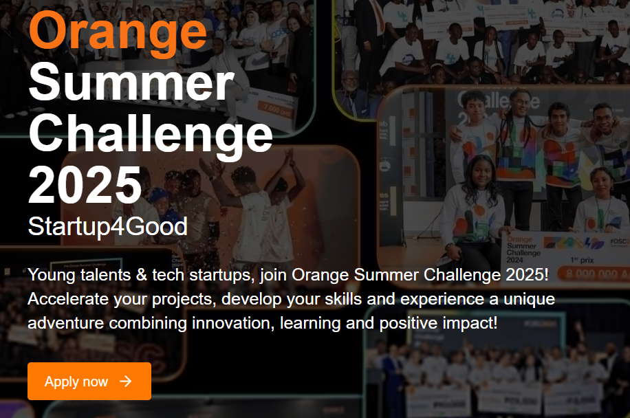 2025 Orange Summer Challenge for Young Skilled Talents from the Middle East and Africa