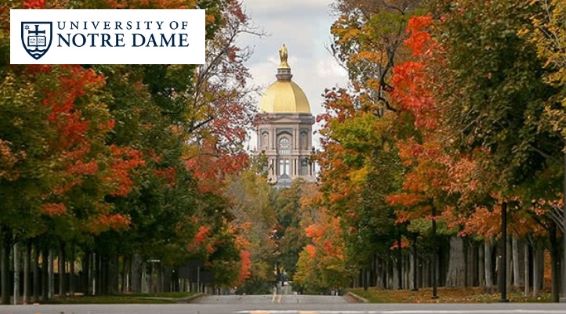 Fully funded University of Notre Dame Graduate Scholarships in the United States