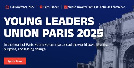 Fully Funded Young Leaders Union Paris in France 2025 (Free Airfare & Visa Support)