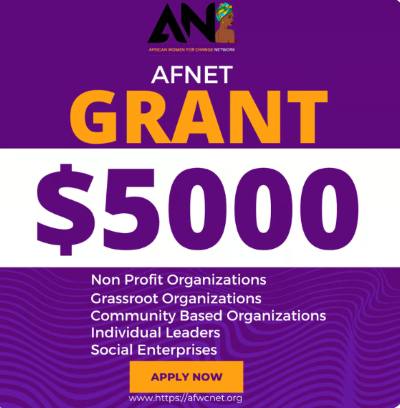 AfNet Flexible Grant Offers Up to $5,000 for Women-Led Initiatives in Africa: Apply Now
