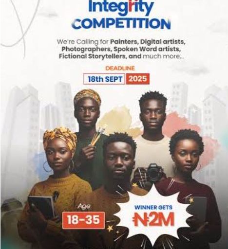 Young Artists Can Apply for the 2025 Art4Integrity Competition (Win Up To ₦2 million Cash Prize)