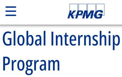 KPMG Global Internship Program 2026 | Fully Paid 4-Week Abroad Work Experience